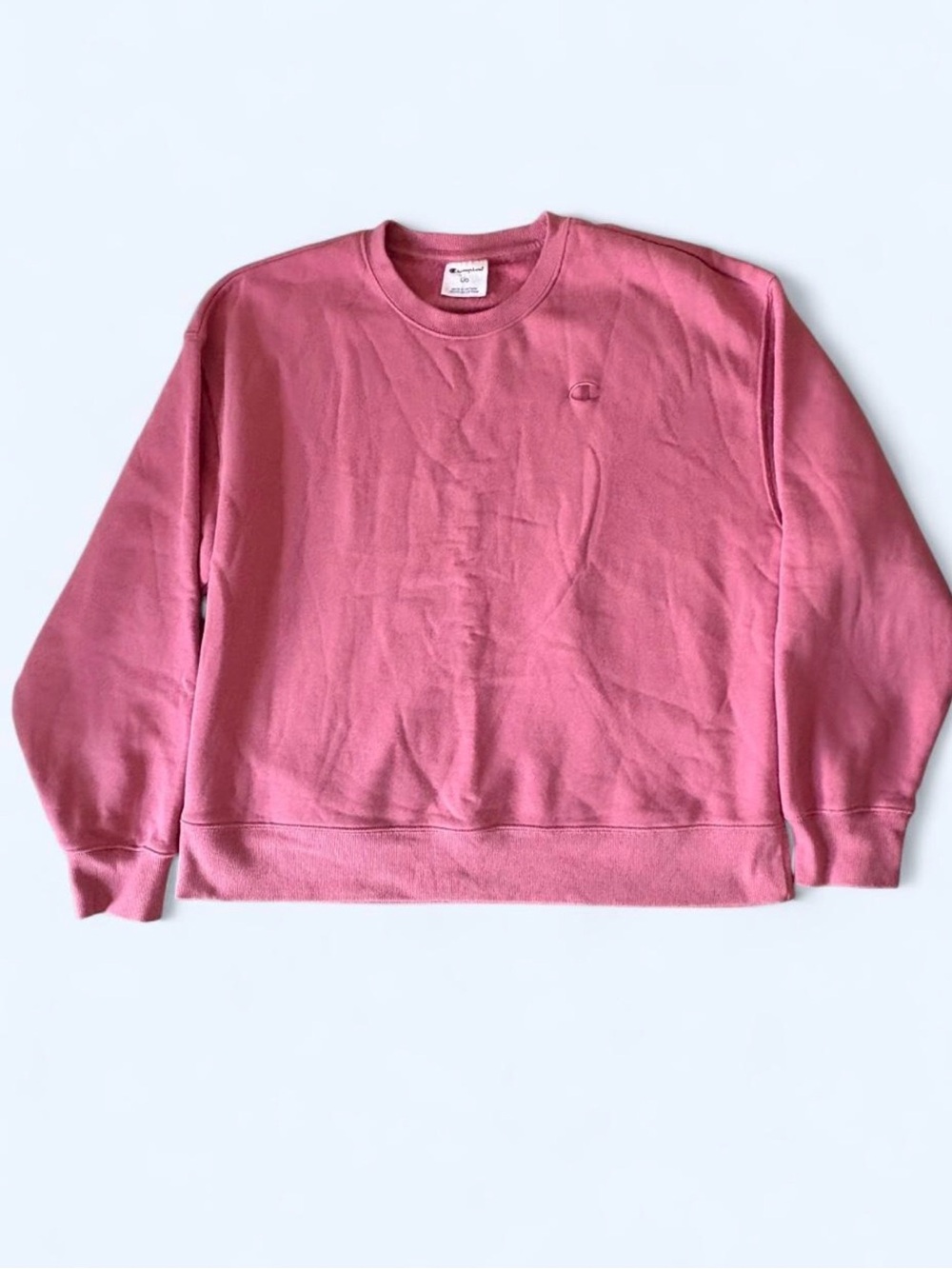 Champion Crewneck Sweatshirt in Pink